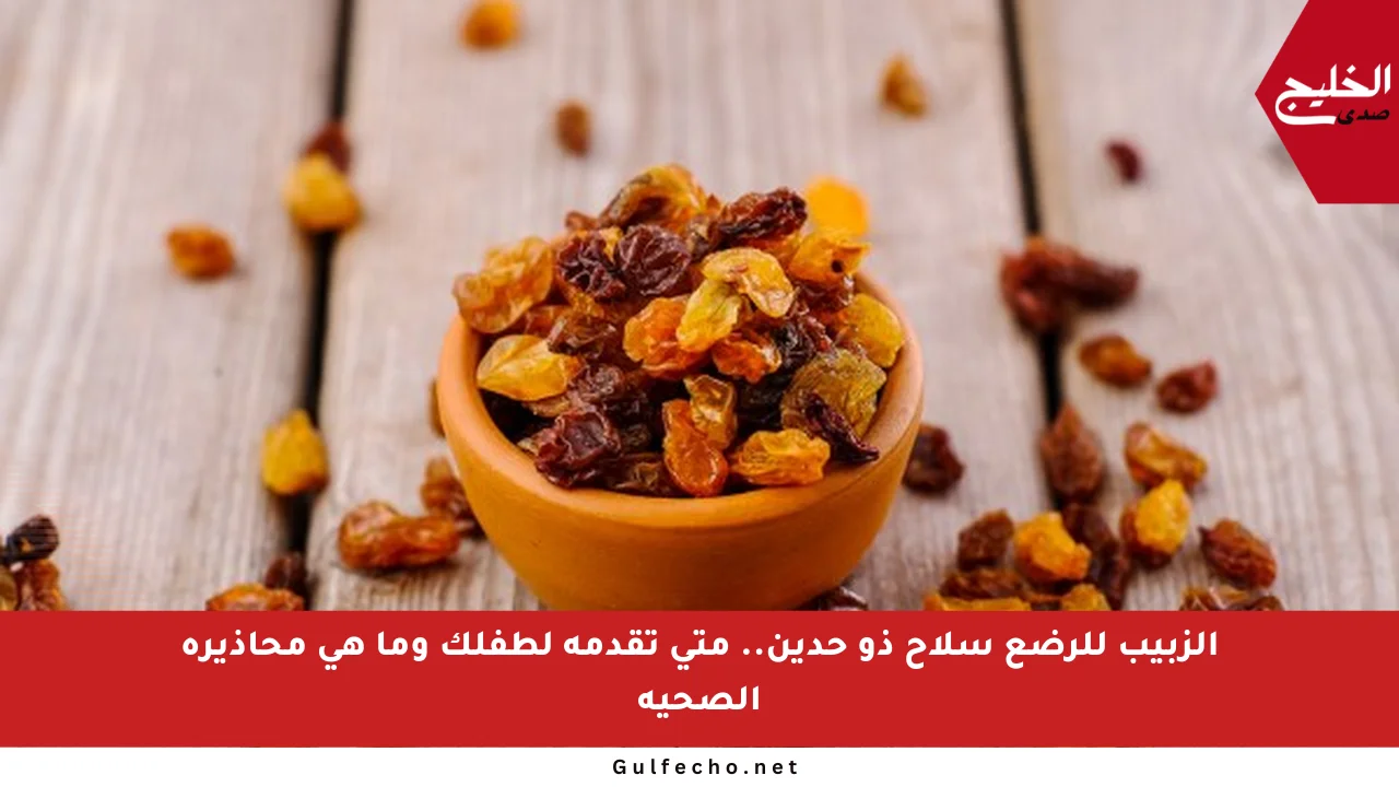 الزبيب للرضع سلاح ذو حدين.. متى تقدمه لطفلك وما هي محاذيره الصحية